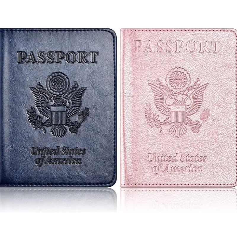 2 Pack Passport Holder and Vaccine Card Holder Combo