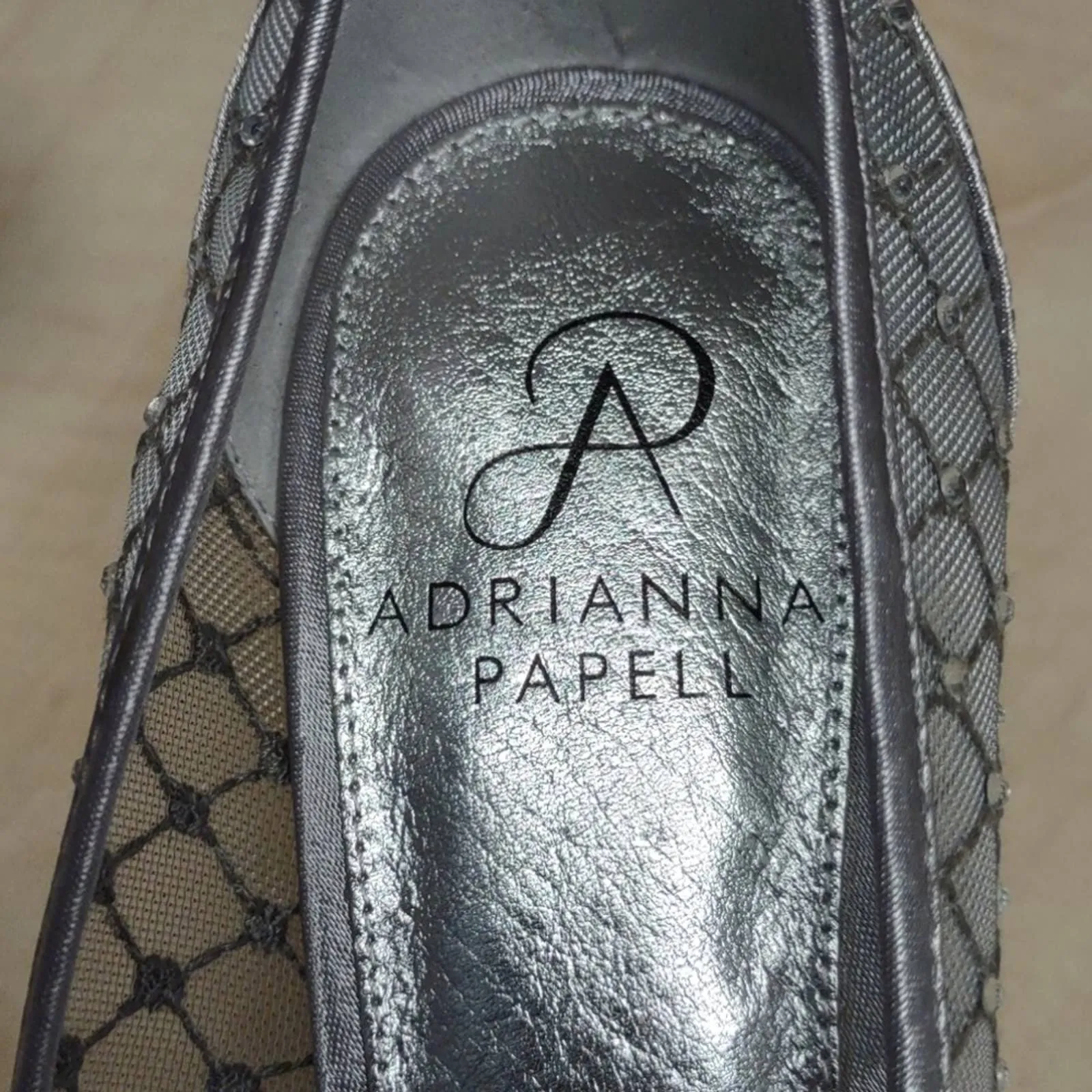 Adrianna Papell Jamie Evening Pumps Silver