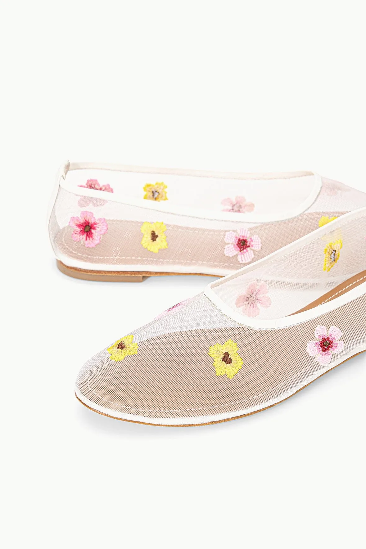 ALBA BALLET FLAT | BLOSSOM FLORAL MESH