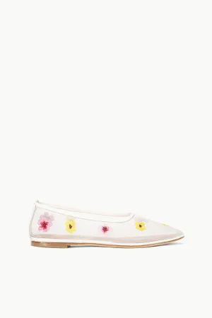 ALBA BALLET FLAT | BLOSSOM FLORAL MESH