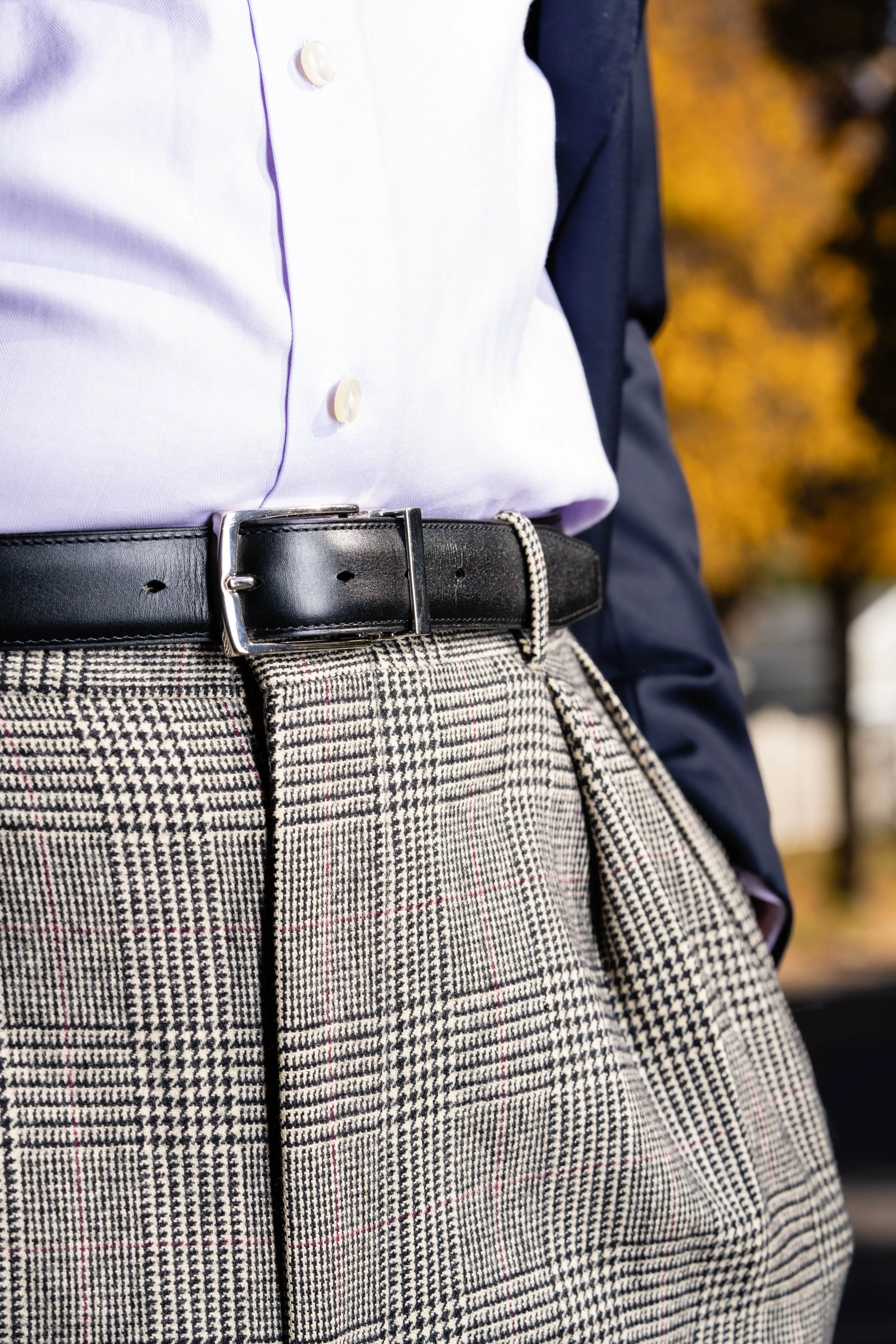 Black Boxcalf Leather Belt
