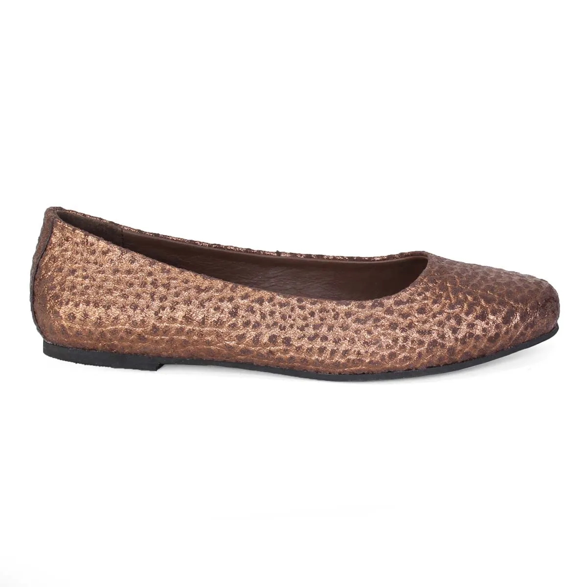 Brune & Bareskin  Women Brown Ballerina With Black Sole