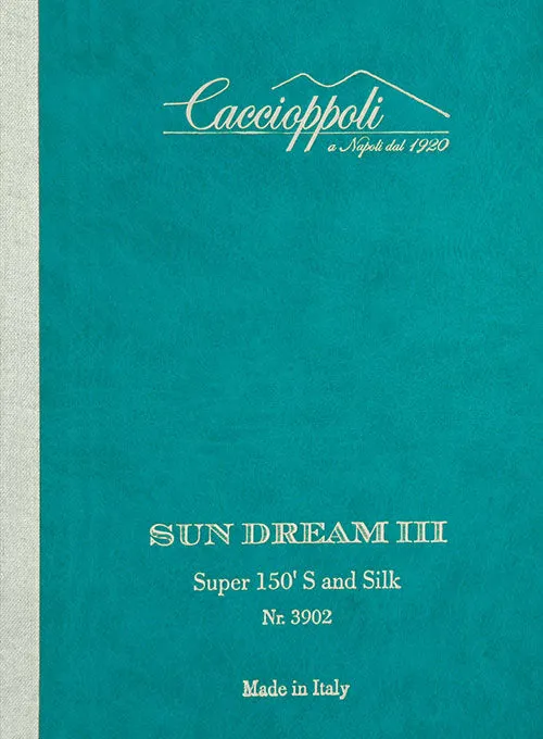 Caccioppoli Sun Dream Garlo Blue Wool Silk Jacket