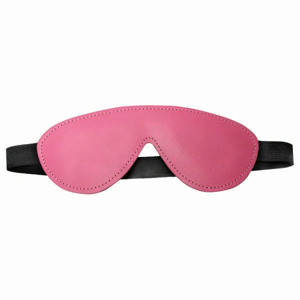 KINKLAB PINK BOUND LEATHER BLINDFOLD