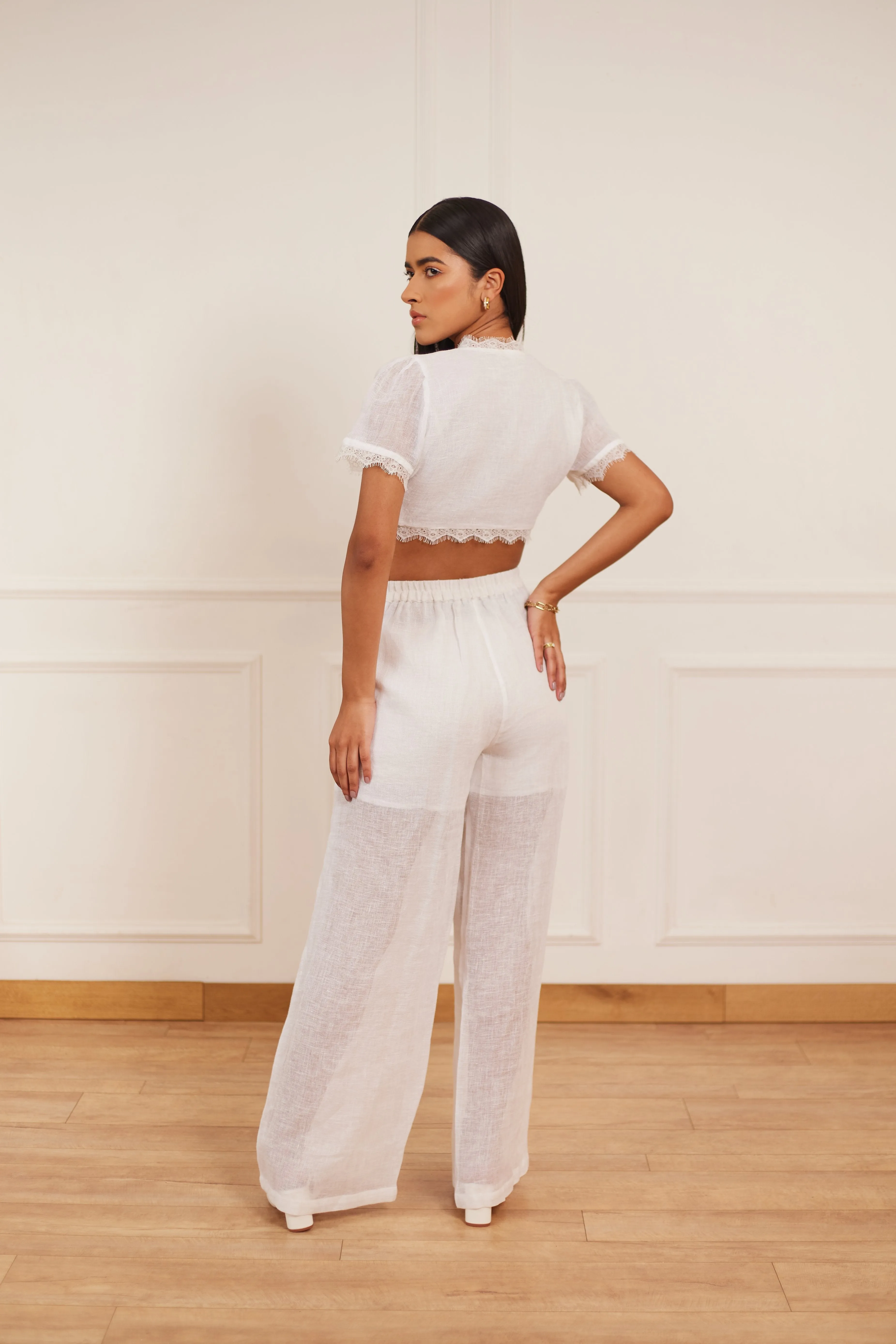 Mogra tie-up top