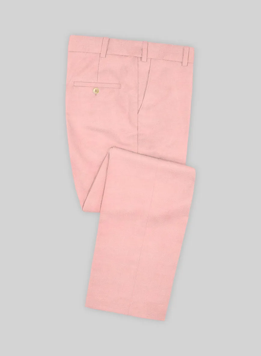 Napolean Runway Pink Wool Pants