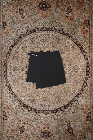 Omar Afridi WRAPPED SKIRT (CHARCOAL)