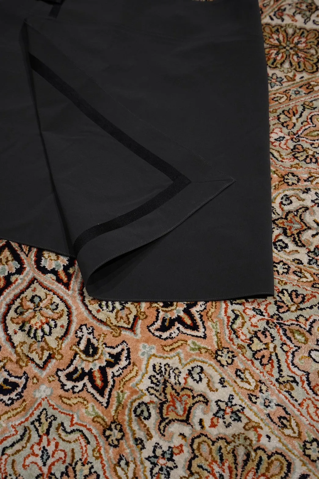 Omar Afridi WRAPPED SKIRT (CHARCOAL)