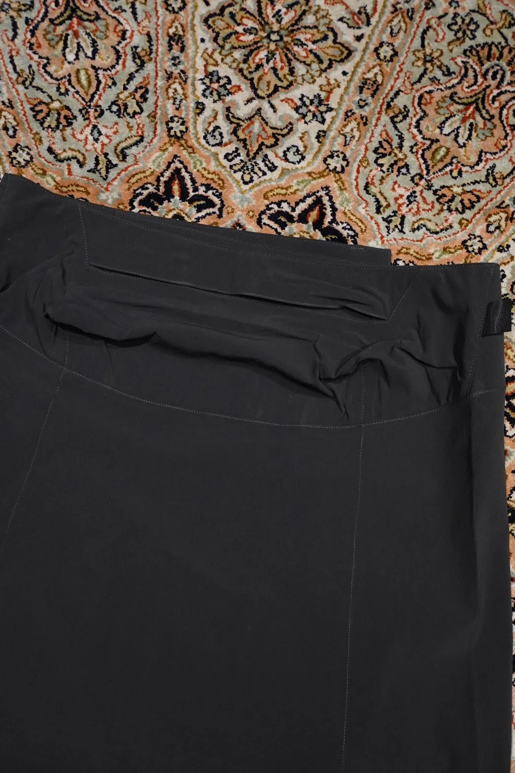 Omar Afridi WRAPPED SKIRT (CHARCOAL)