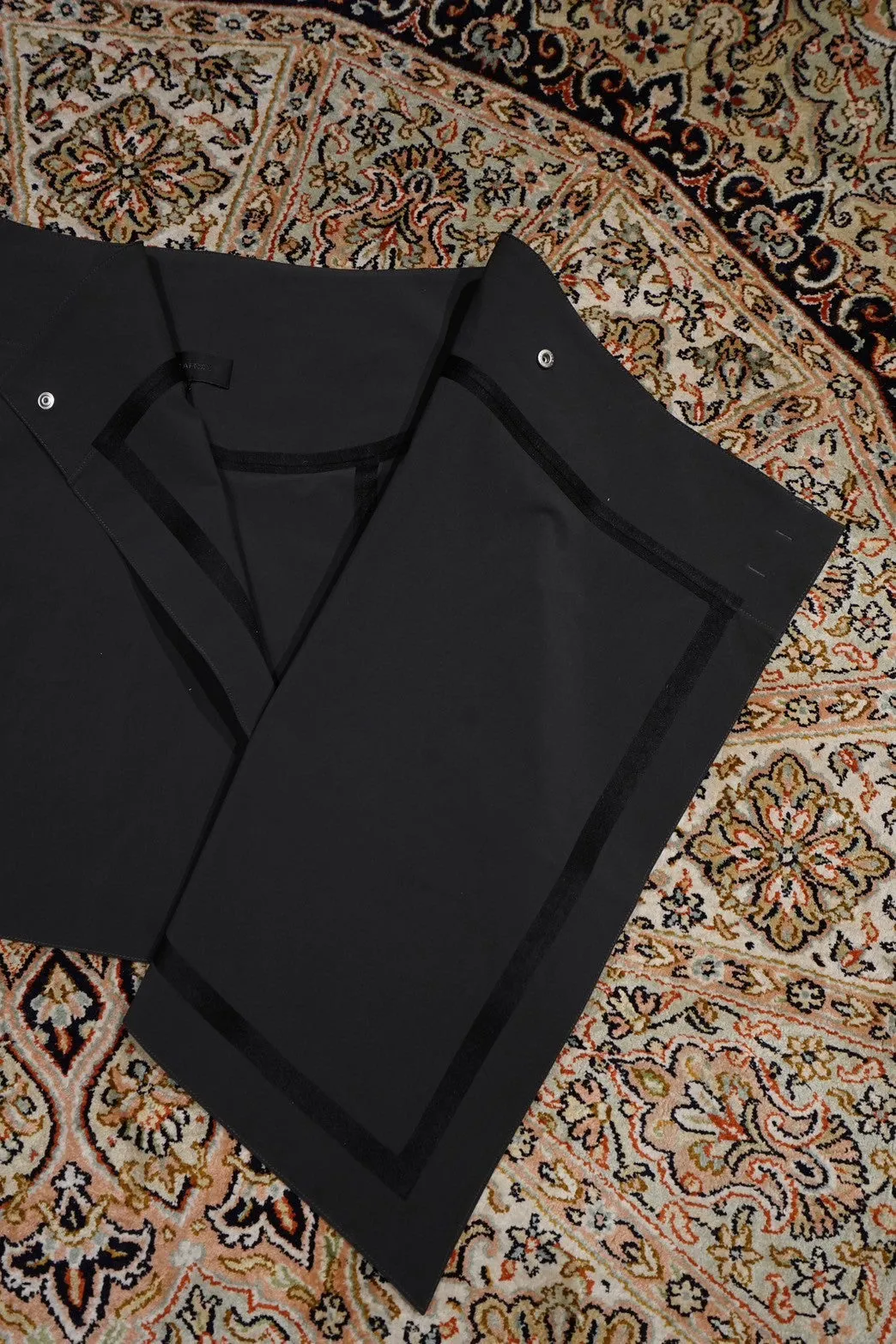 Omar Afridi WRAPPED SKIRT (CHARCOAL)