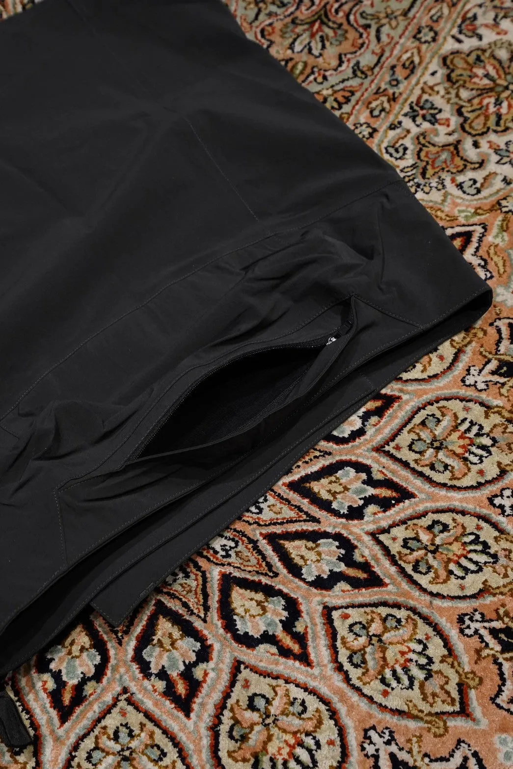 Omar Afridi WRAPPED SKIRT (CHARCOAL)