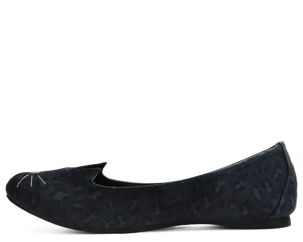 TUK A9434L Black & Grey Leopard SophistaKitty Flat