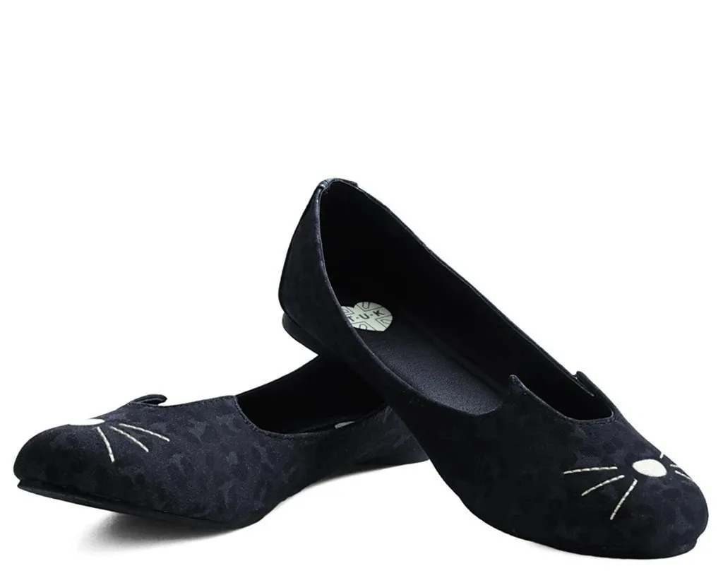 TUK A9434L Black & Grey Leopard SophistaKitty Flat