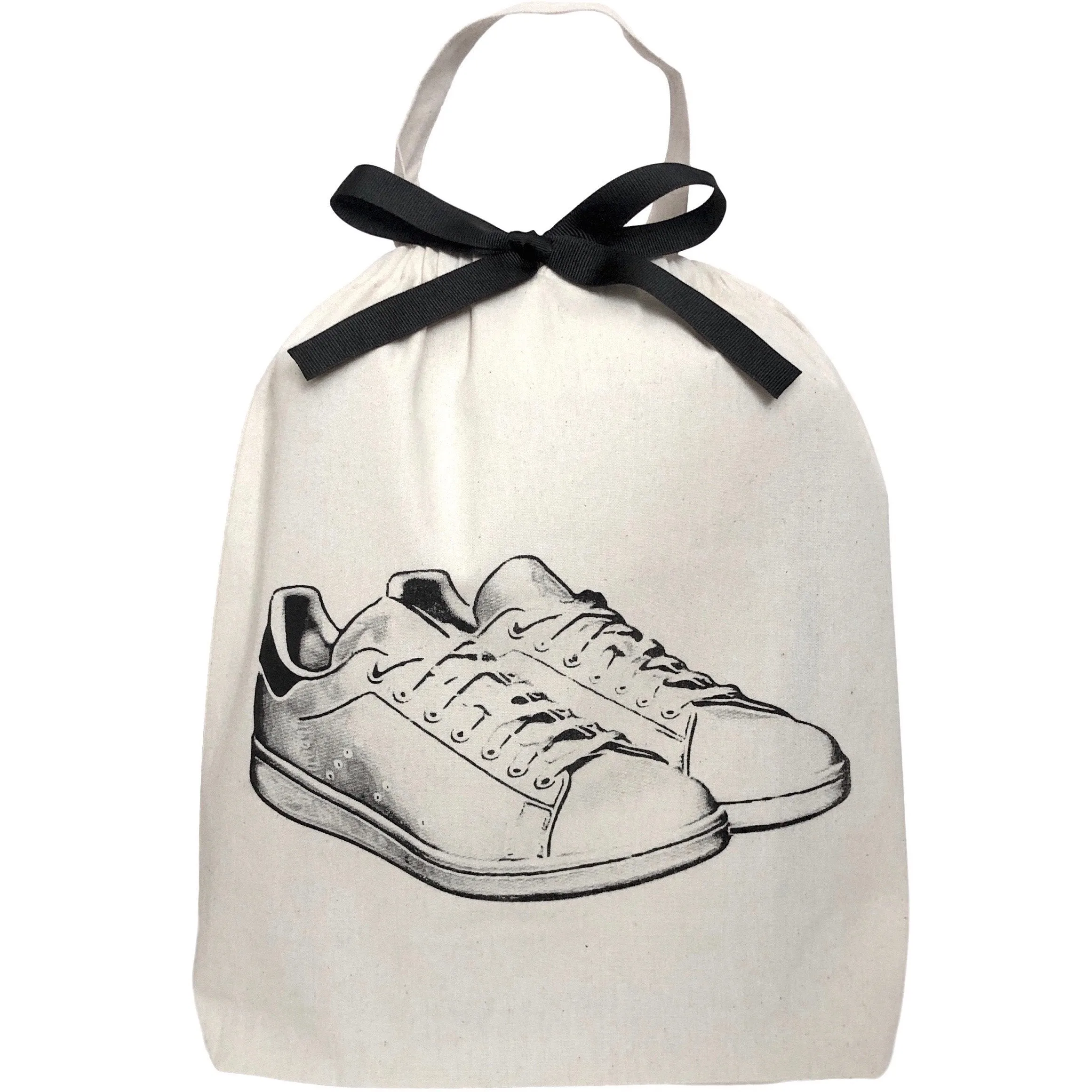 White Sneaker Shoe Bag, Cream